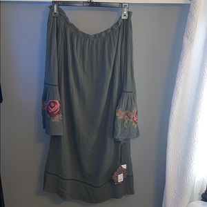 Off the shoulder dress